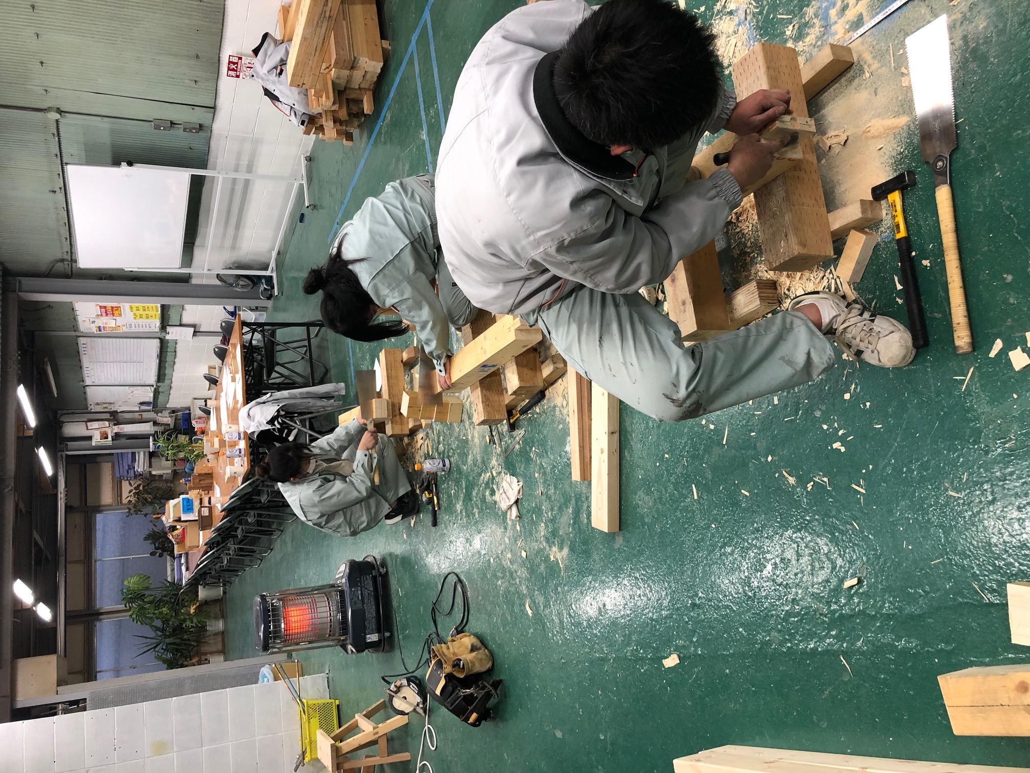 女性大工が活躍中