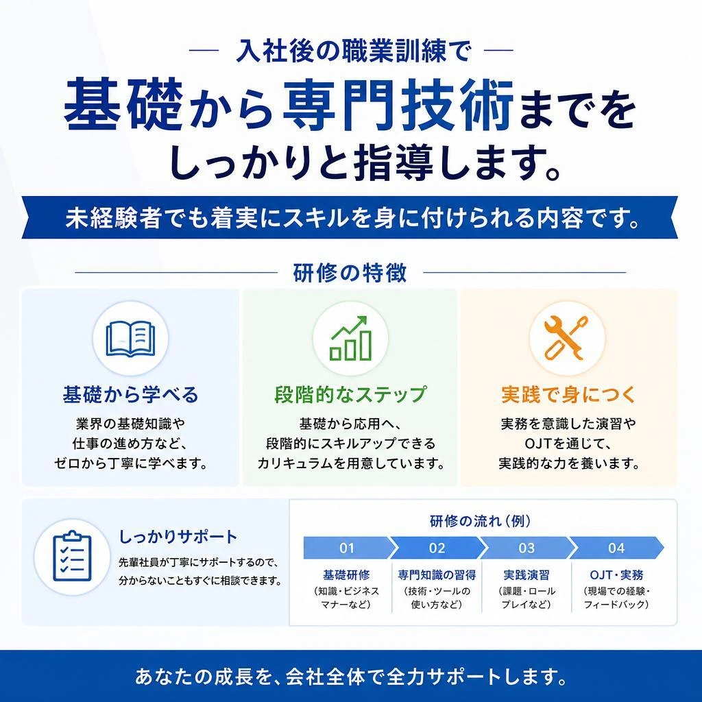 充実した職業訓練