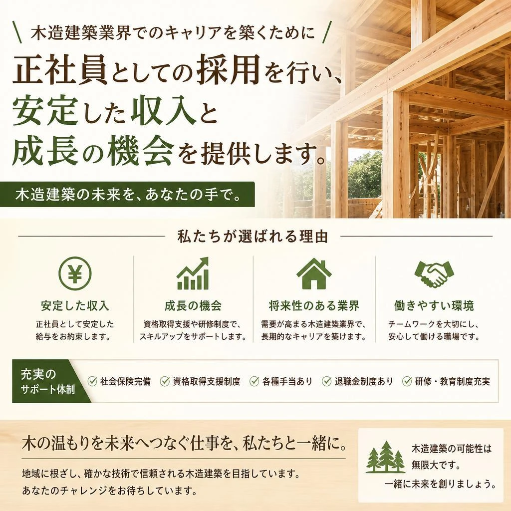 正社員採用のメリット
