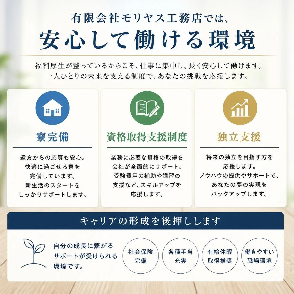 充実した福利厚生