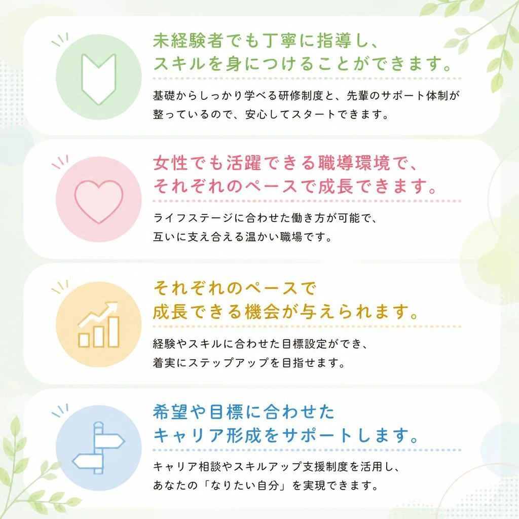 キャリア形成をサポート