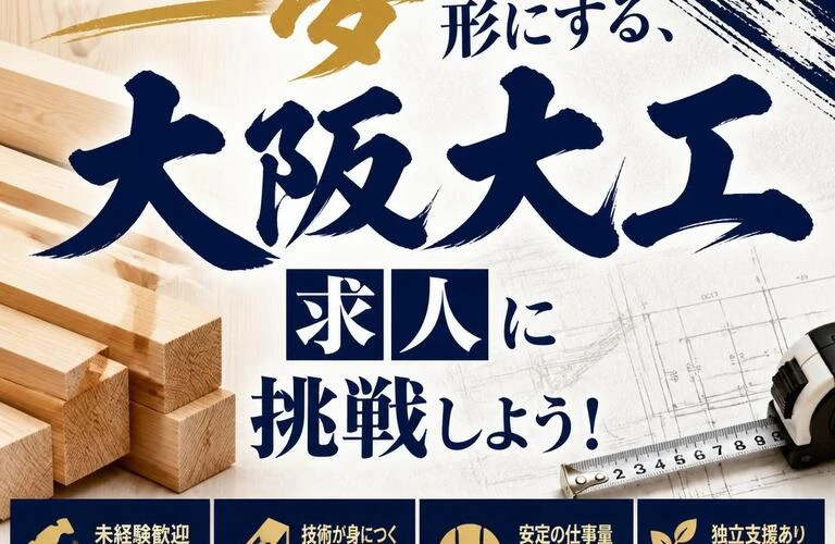 あなたの夢を形にする、大阪大工求人に挑戦しよう！