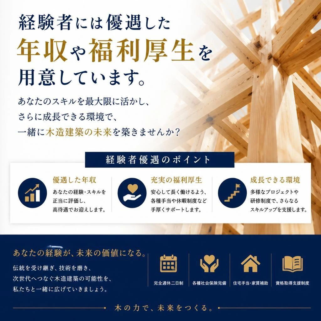 経験者優遇の待遇