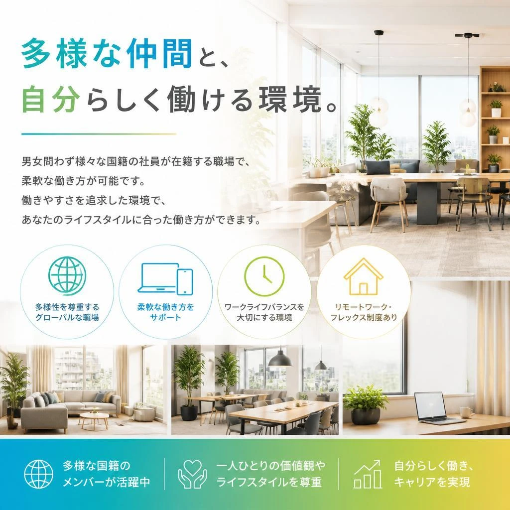 3. 多様な働き方が可能な職場環境