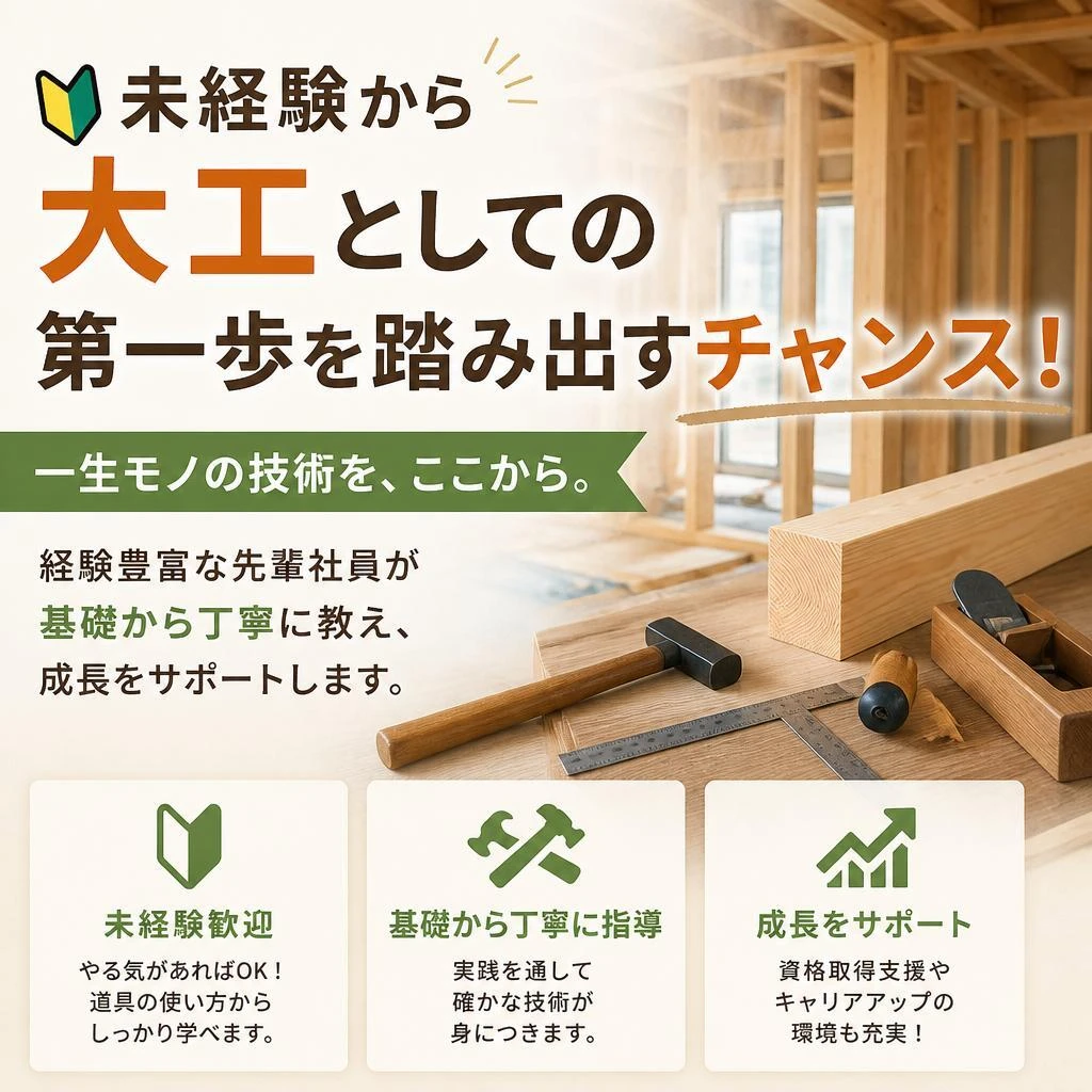 未経験者でも安心