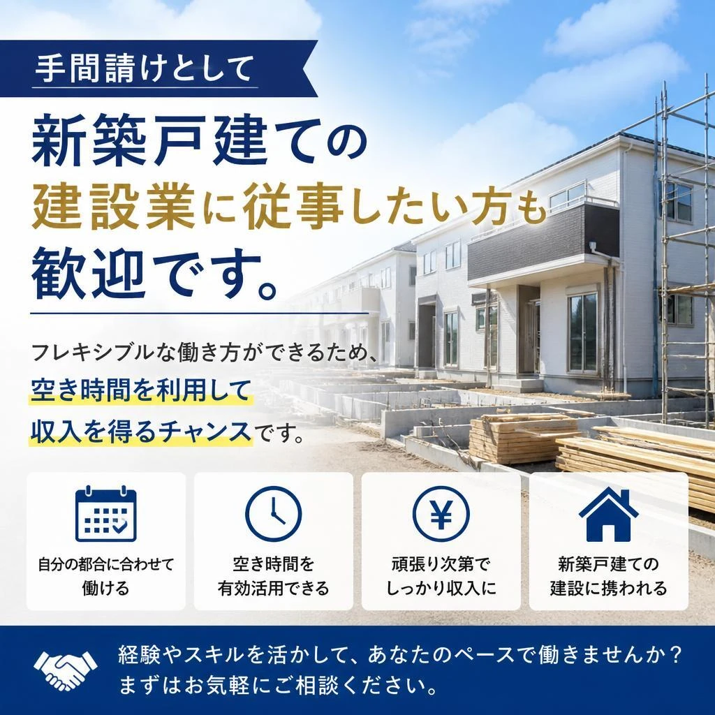 4. 手間請けの募集