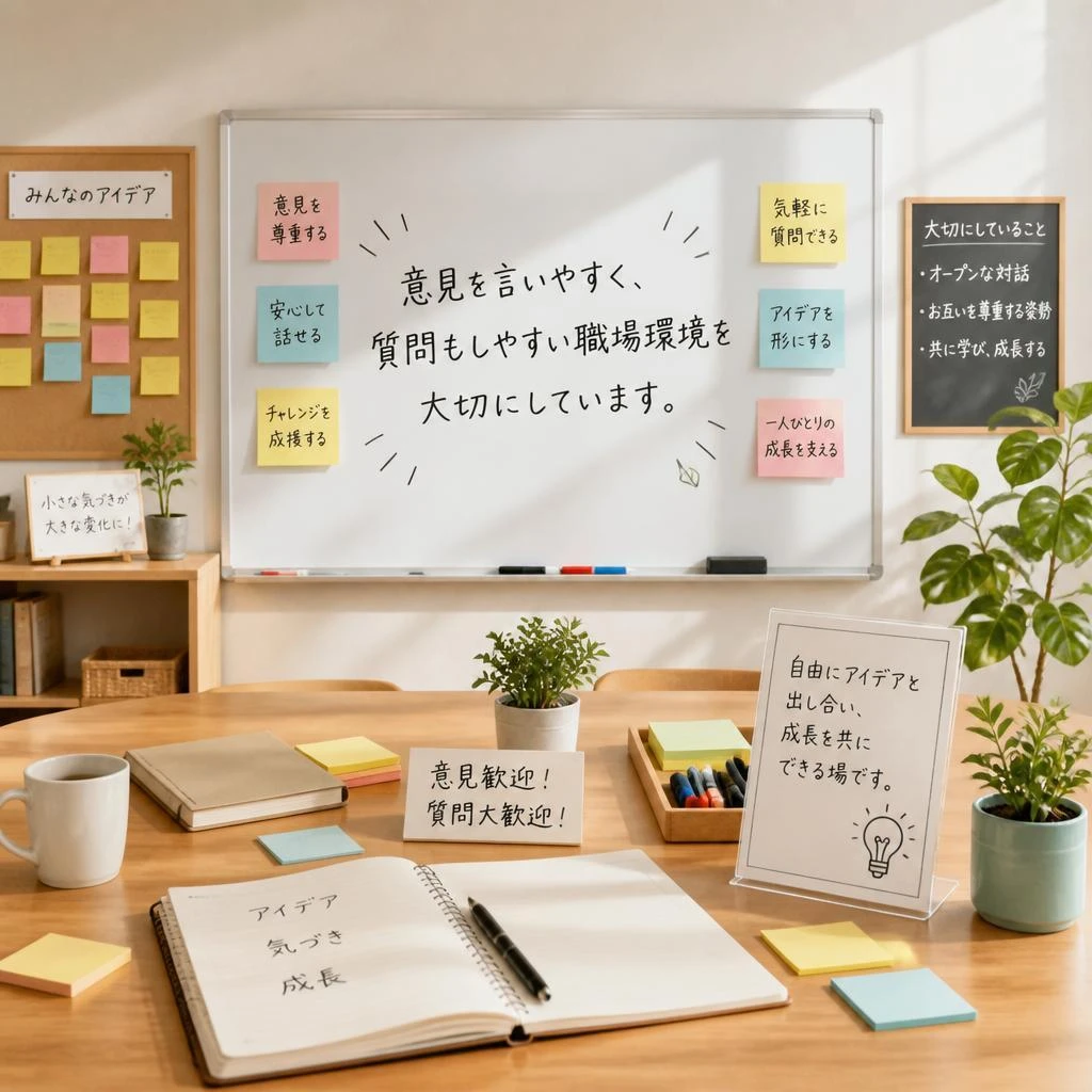 職場の風通しを良くする文化
