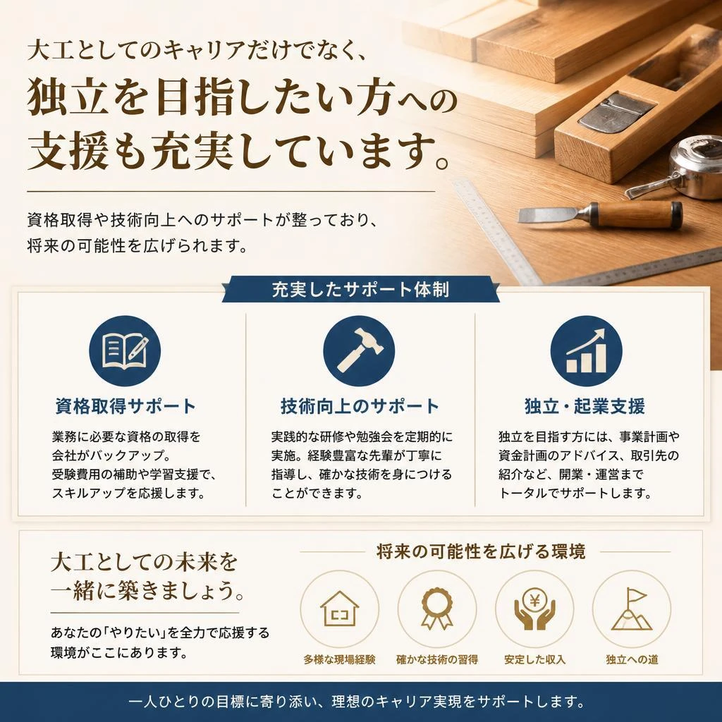 独立支援とキャリアアップ