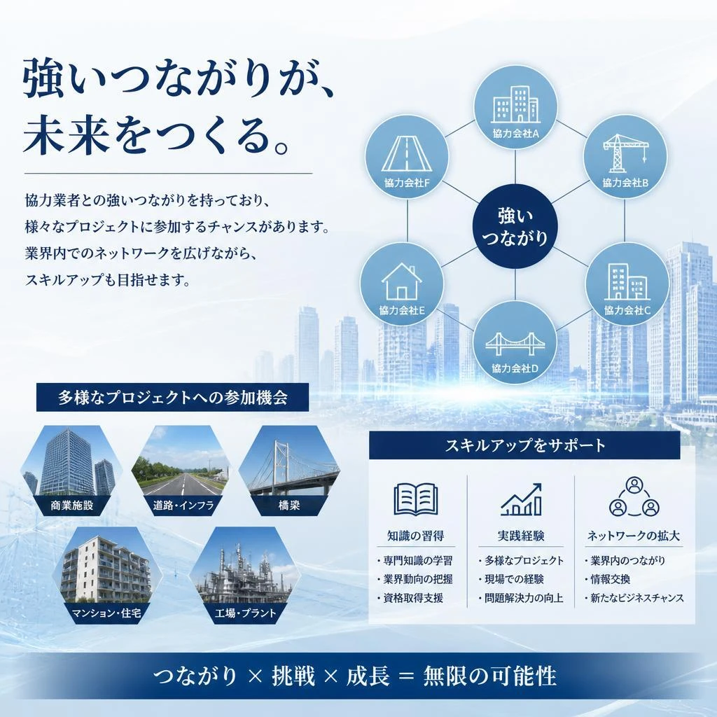 協力業者との連携