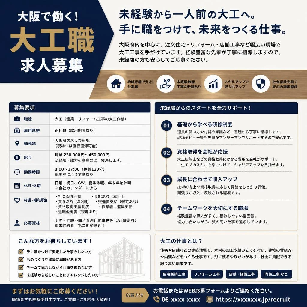 大阪での求人情報