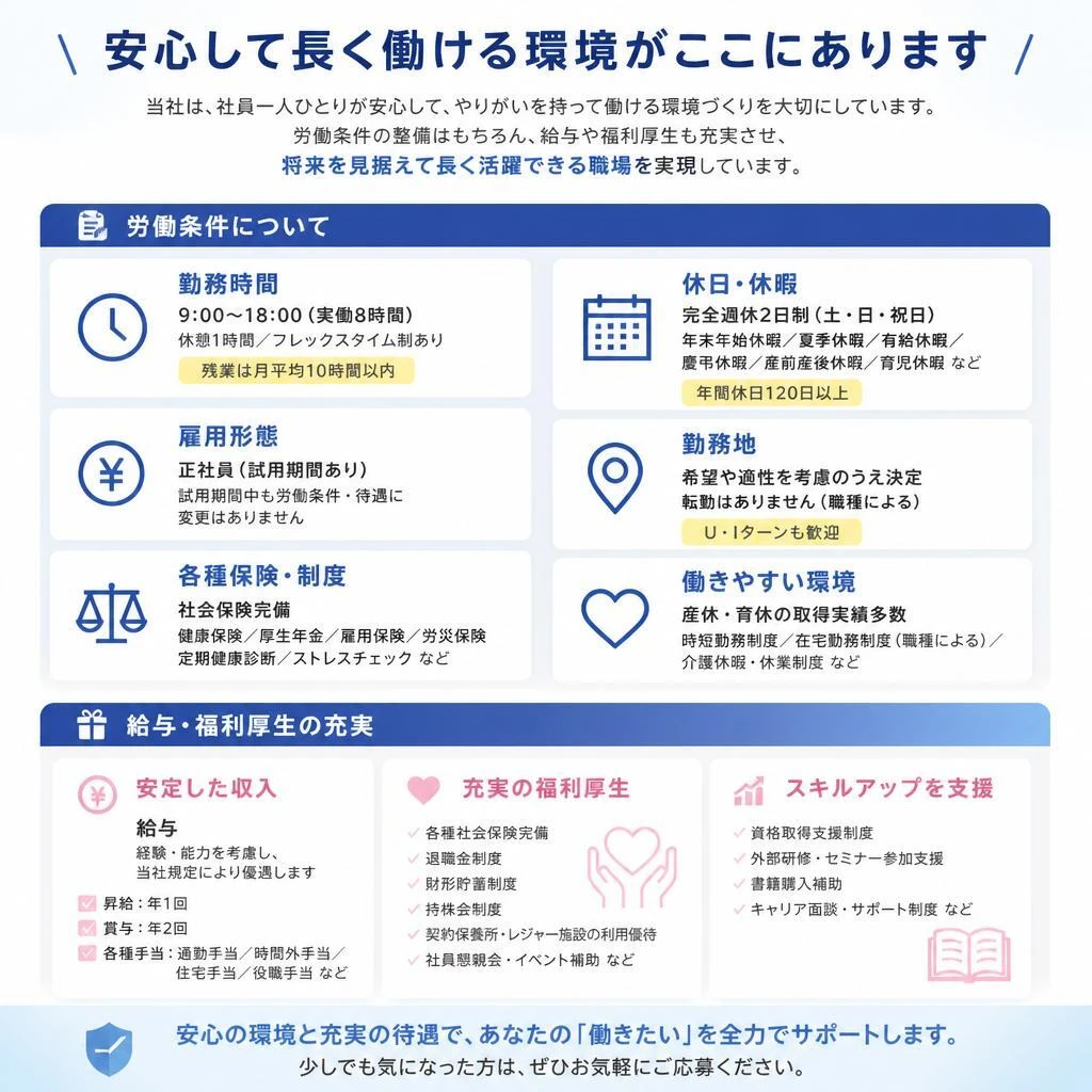 労働条件と待遇