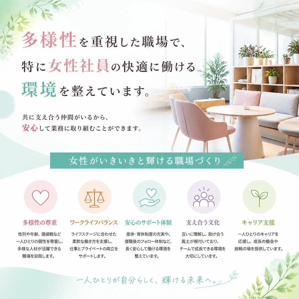 女性が働きやすい環境
