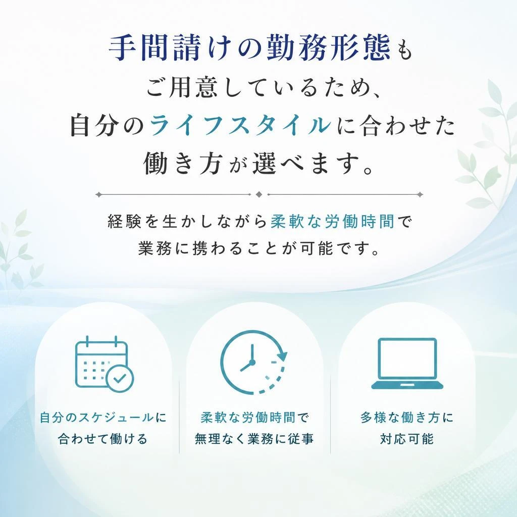 手間請けで自由な働き方を