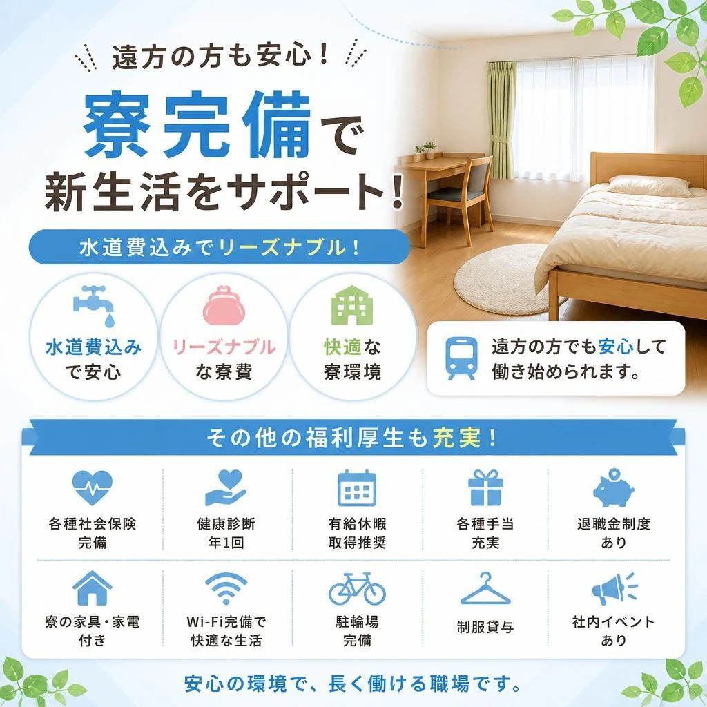 福利厚生が充実！