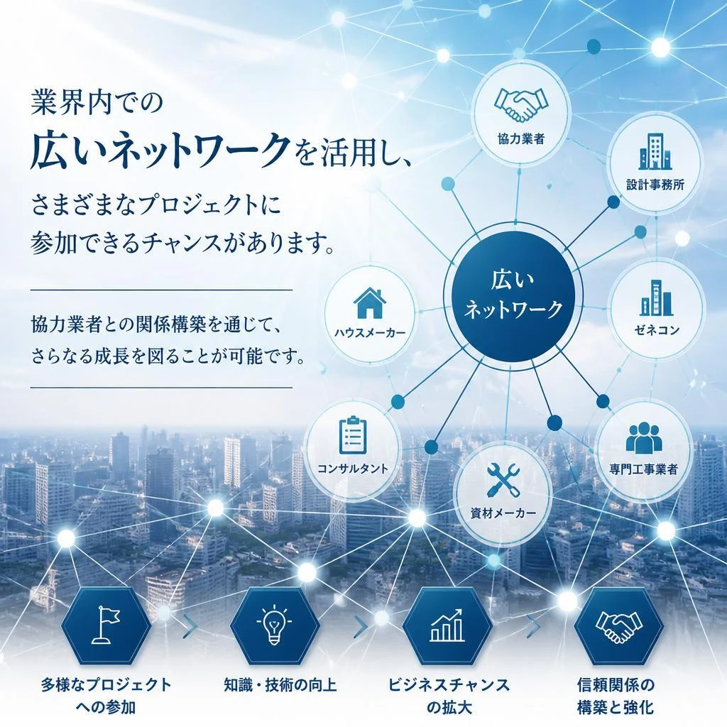 協力業者とのネットワーク