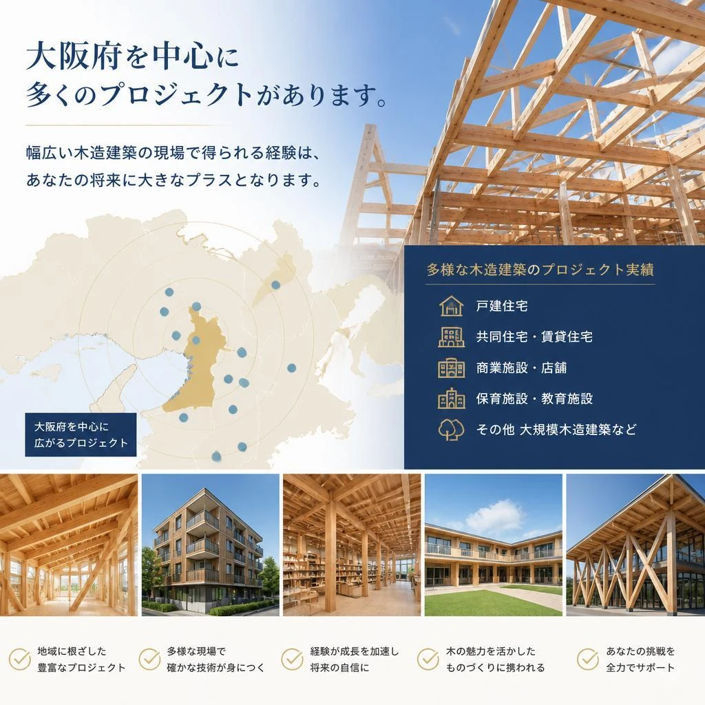 多様な現場での経験を積むチャンス
