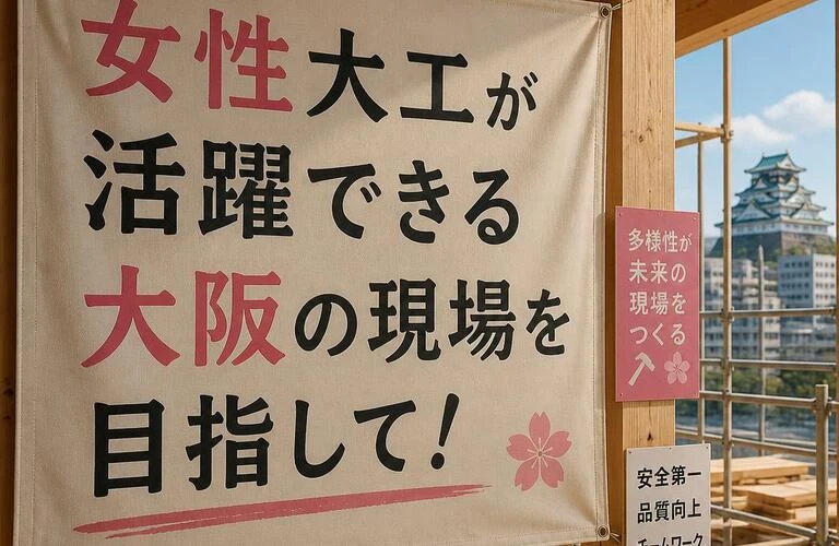 女性大工が活躍できる大阪の現場を目指して！