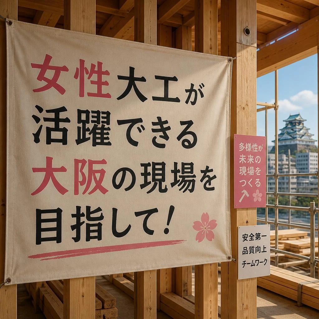 女性大工が活躍できる大阪の現場を目指して！