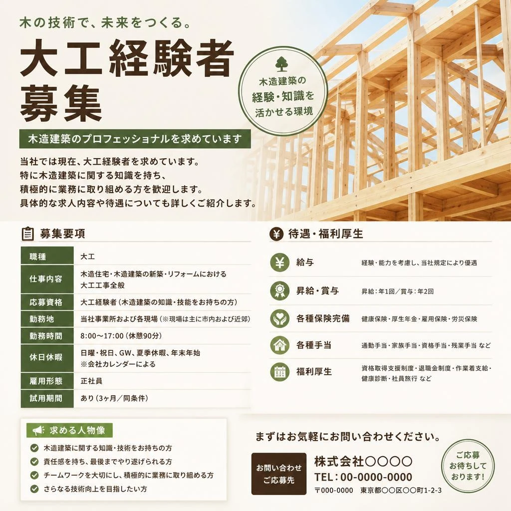 求人情報のご紹介