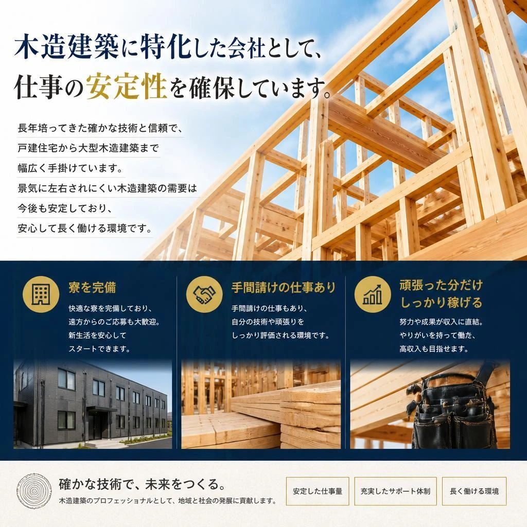 快適な住環境と安定した収入