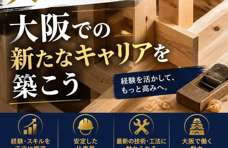 大工経験者必見！大阪での新たなキャリアを築こう