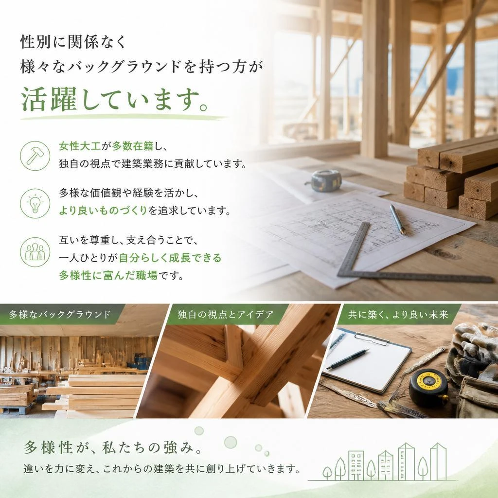 女性大工の活躍