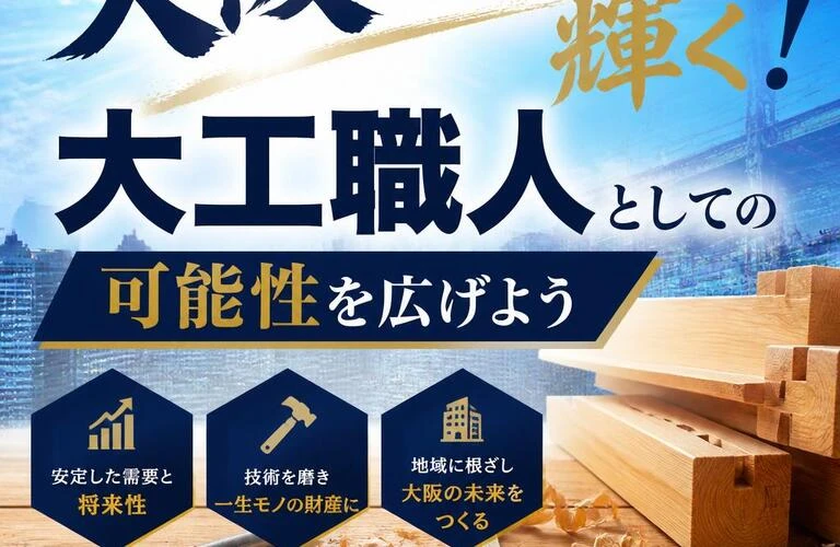 大阪の建設業界で輝く！大工職人としての可能性を広げよう