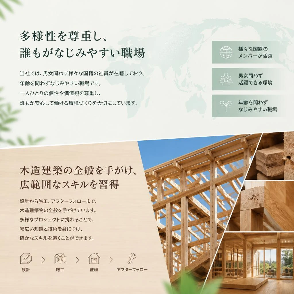 会社の特徴と職場環境