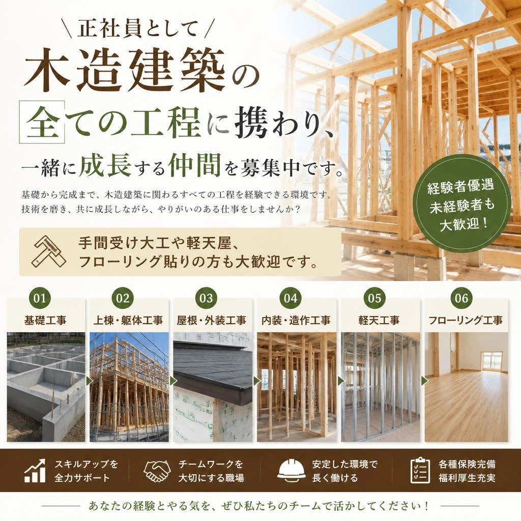 高い技術力を身に付けられる！