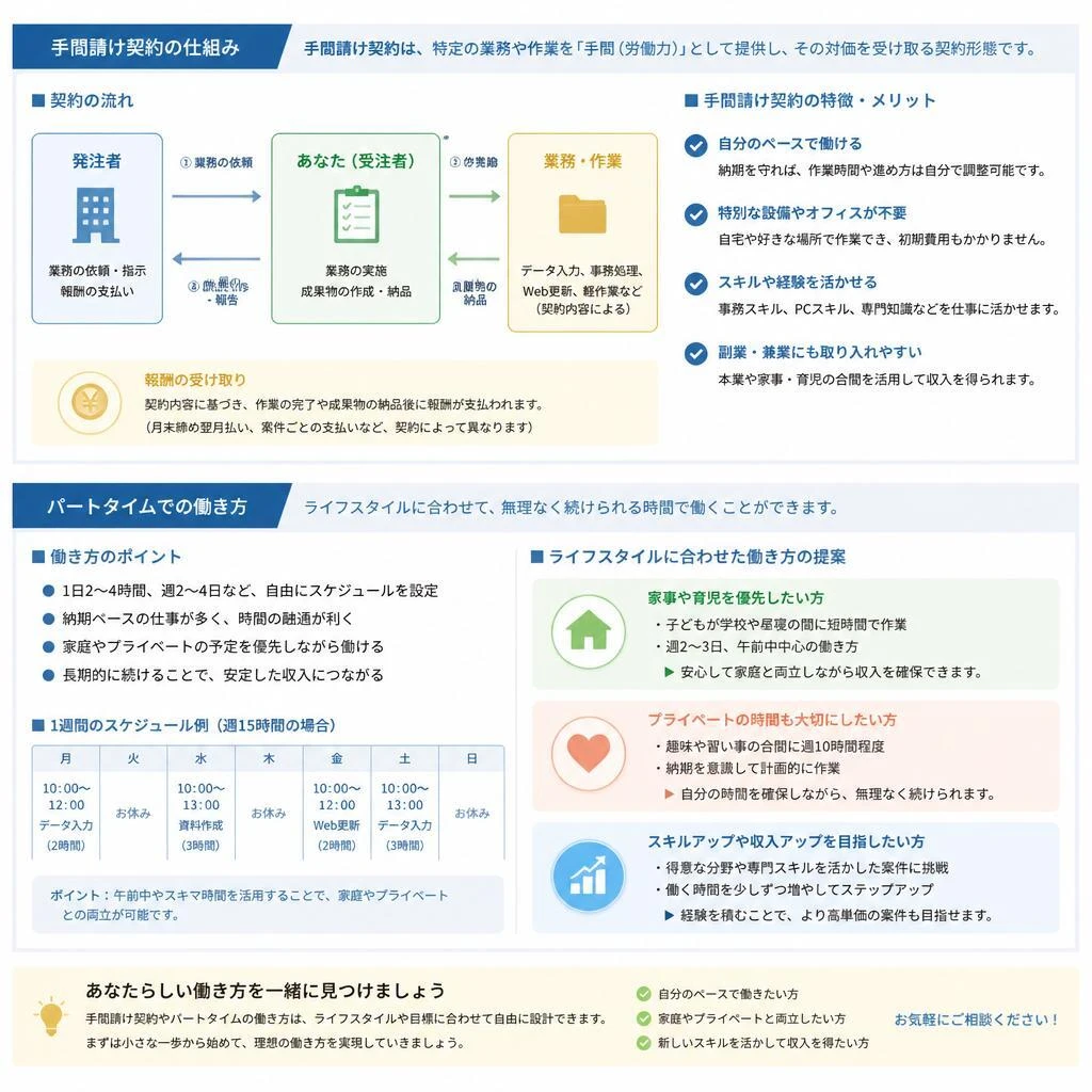 柔軟な働き方の提案
