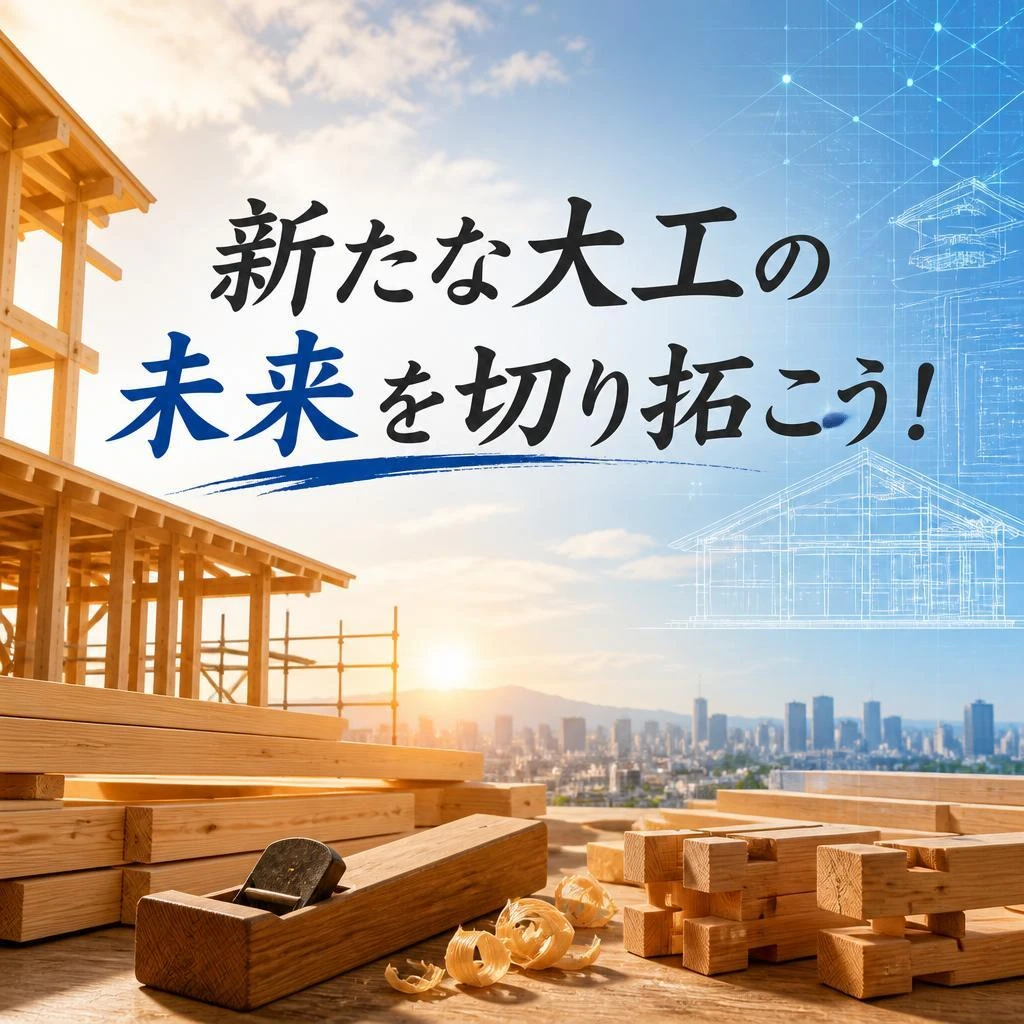 新たな大工の未来を切り拓こう！