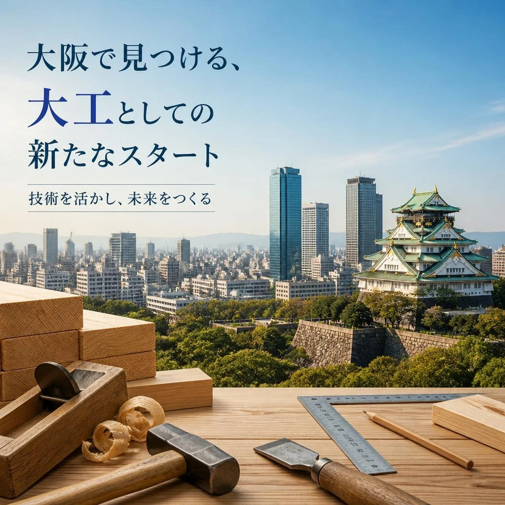 大阪で見つける、大工としての新たなスタート