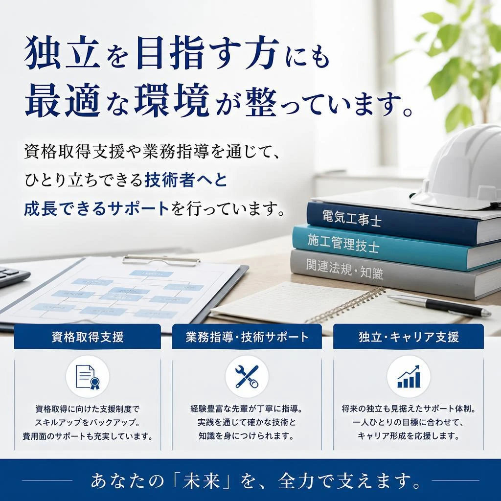充実のキャリアアップ支援