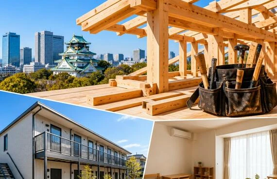 寮付きの安心な大阪大工求人、あなたの新しいスタートを応援！