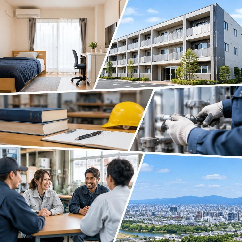 遠方からの挑戦も安心。寮と成長支援を完備
