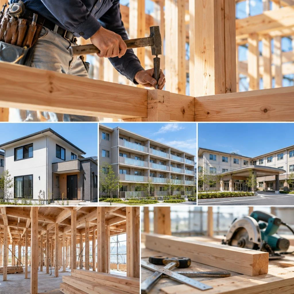 一戸建てから老人ホームまで、街に残る仕事